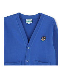 Cardigan en molleton - Wave Blue