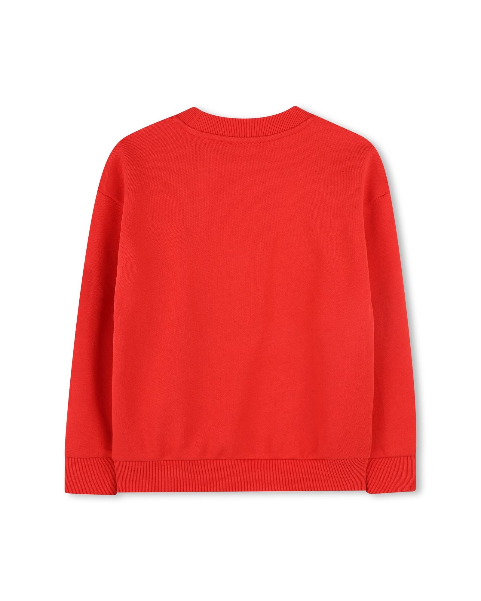 Sweatshirt avec broderie - Rouge Vif