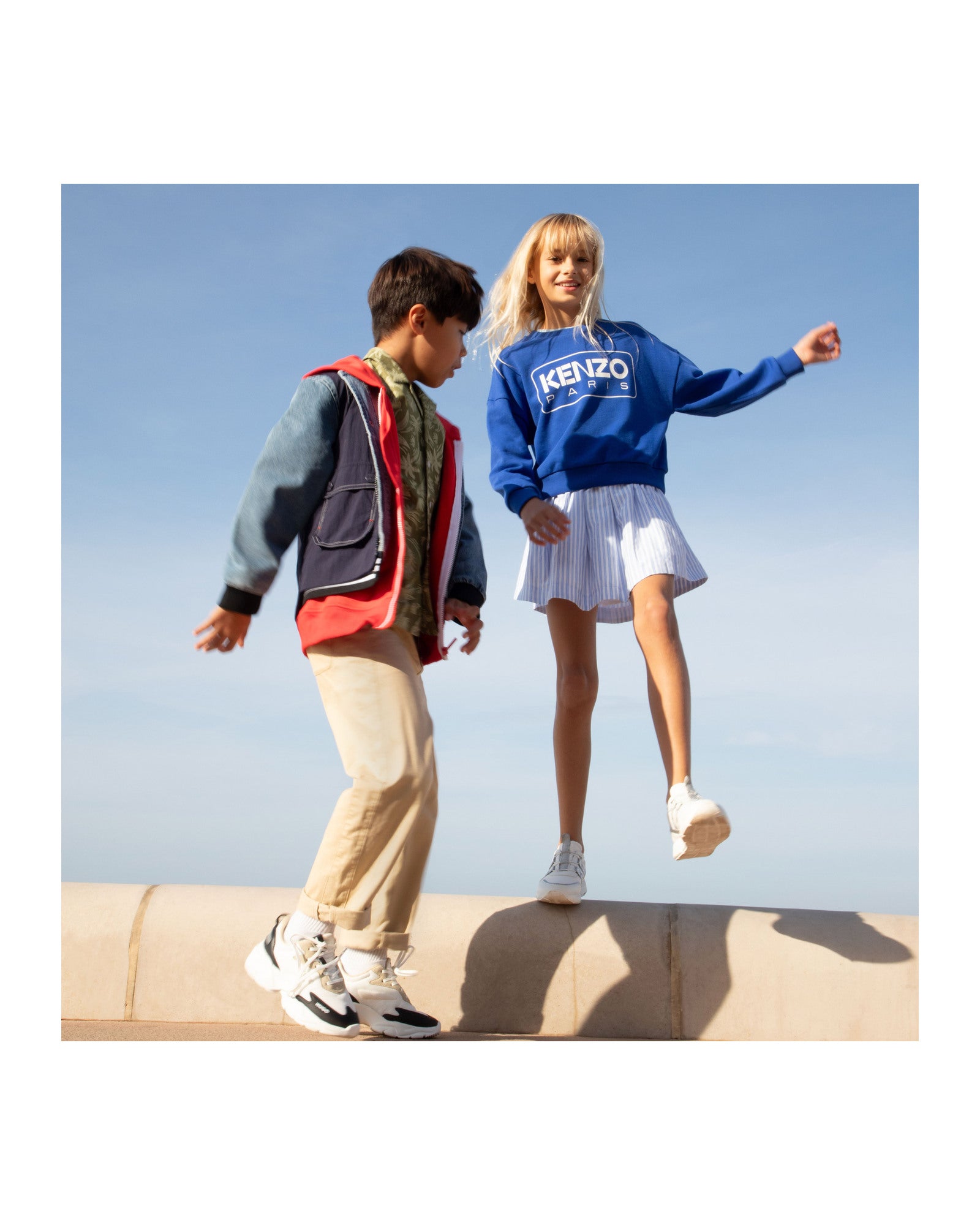 Fleece sweatshirt - Wave Blue
