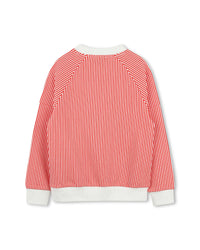 Sweatshirt en imprimé - Rouge Vif