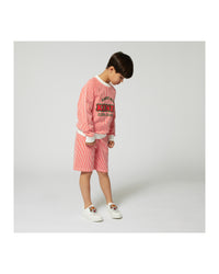 Sweatshirt en imprimé - Rouge Vif