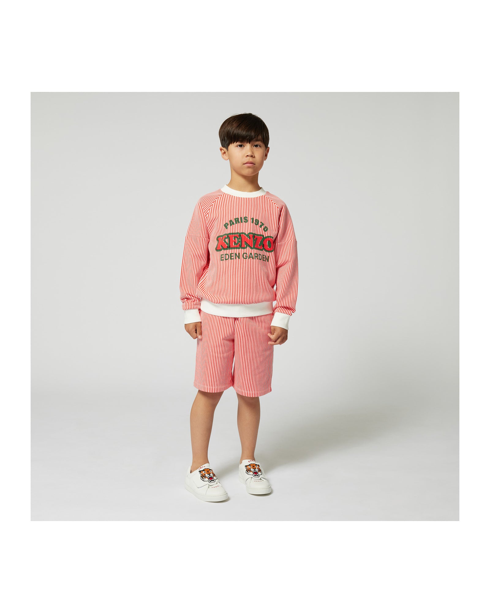 Sweatshirt en imprimé - Rouge Vif