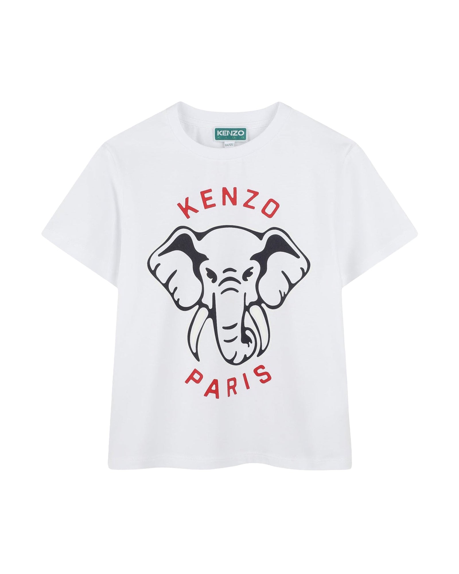 Cotton T-shirt with logo print - White