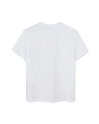 Cotton T-shirt with logo print - White