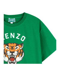 T-shirt en imprimé siglé - Loden