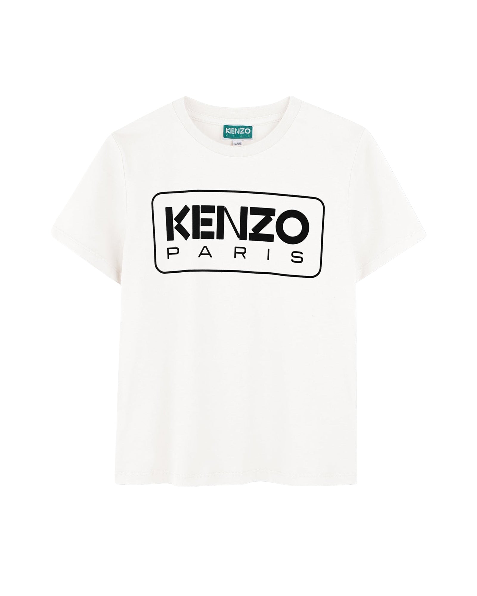 Cotton T-shirt with logo print - Off White