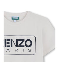 Cotton T-shirt with logo print - Off White