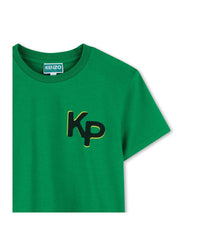 T-shirt à imprimés siglé - Loden