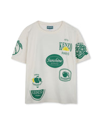 T-shirt à imprimés siglé - Offwhite