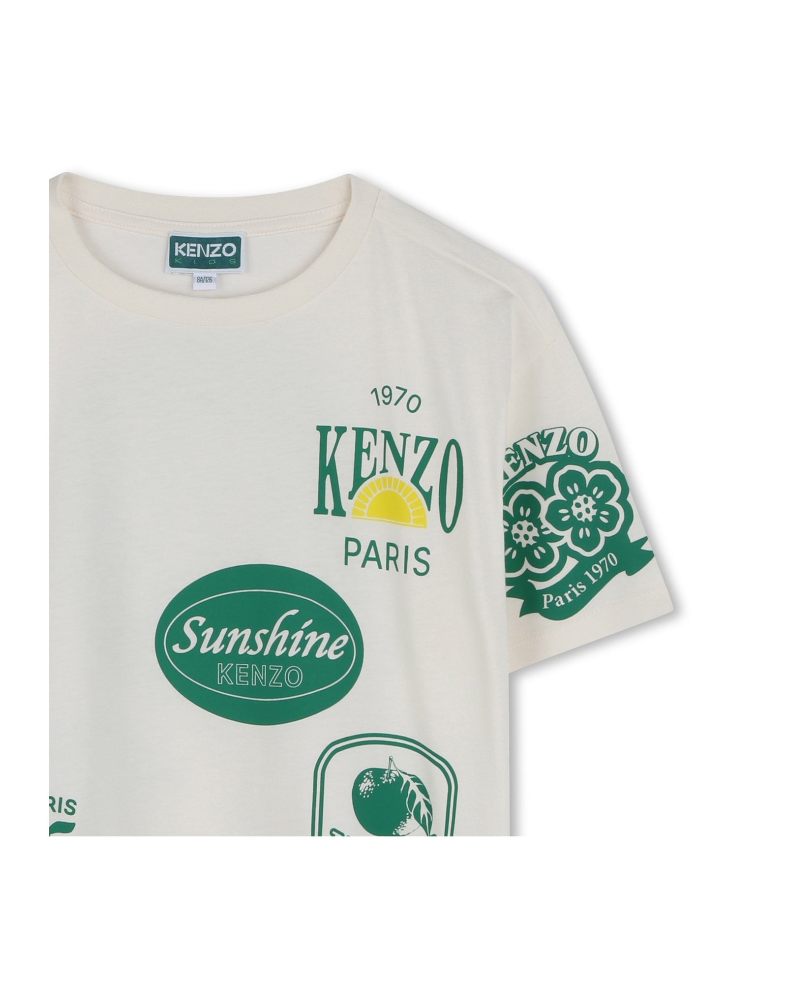 T-shirt à imprimés siglé - Offwhite
