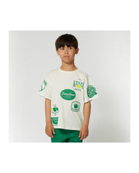 T-shirt à imprimés siglé - Offwhite