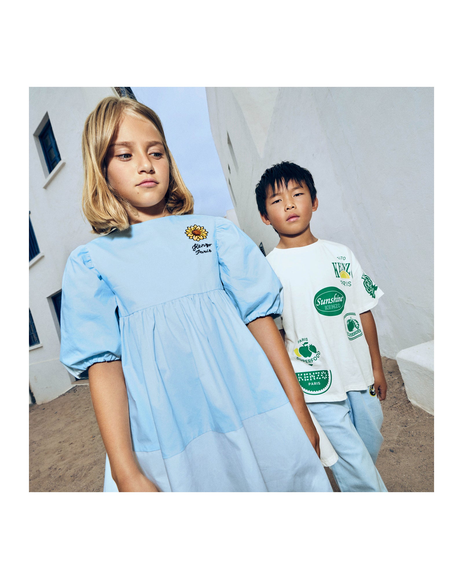 T-shirt à imprimés siglé - Offwhite