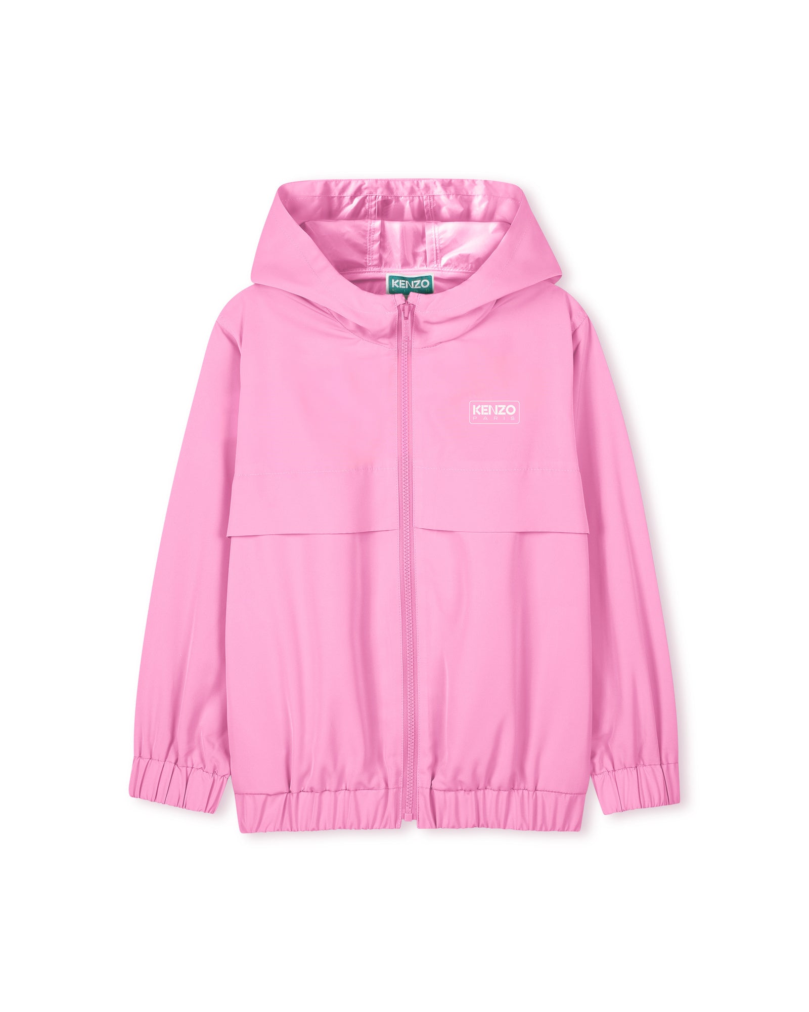 Coupe-vent déperlant à capuche - Rose Friandise