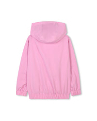 Coupe-vent déperlant à capuche - Rose Friandise