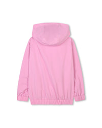 Veste coupe-vent déperlant à capuche - Rose Friandi