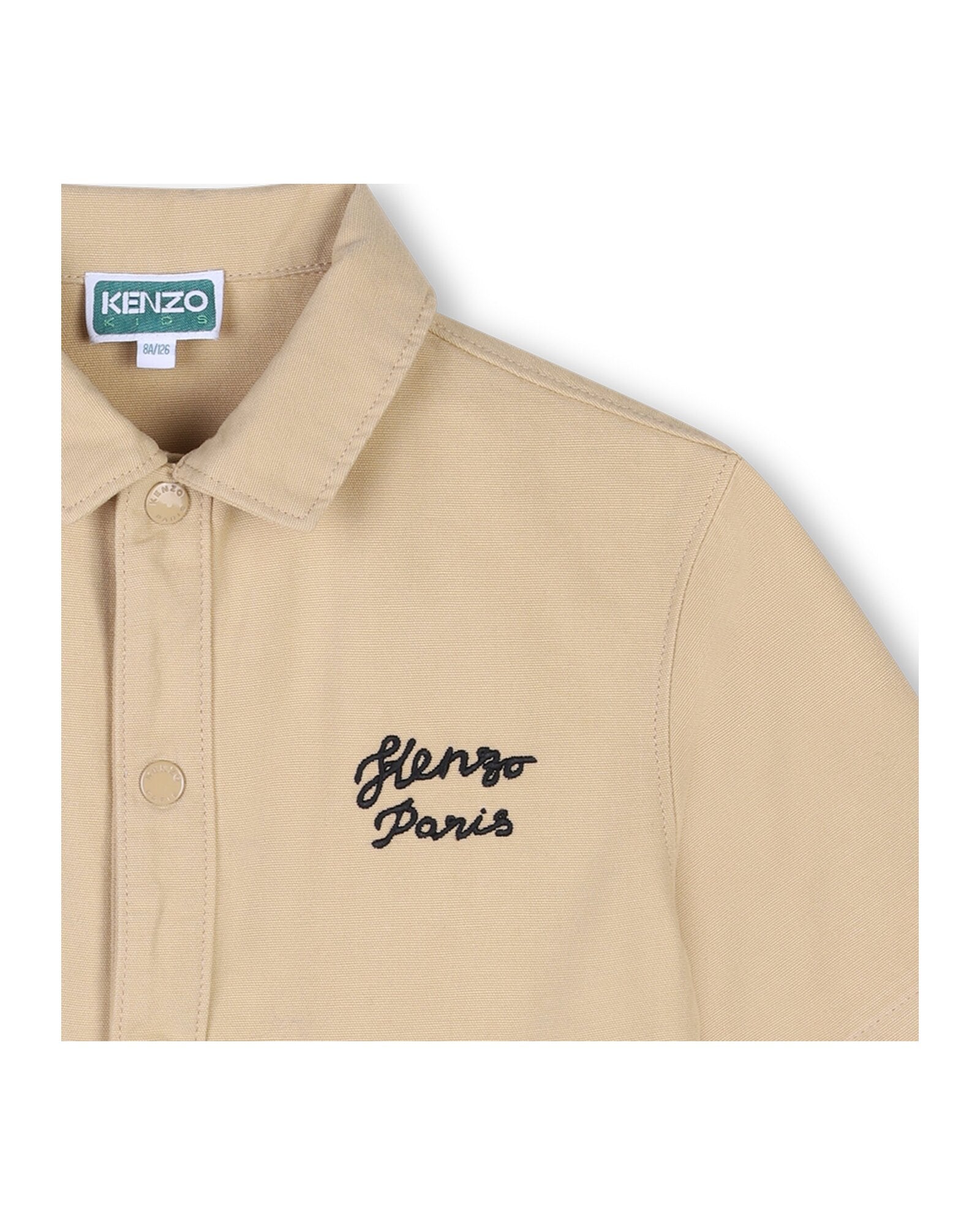 Chemise à broderies en coton - Corde