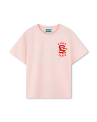 T-shirt manches courtes avec logo en coton - English Rose