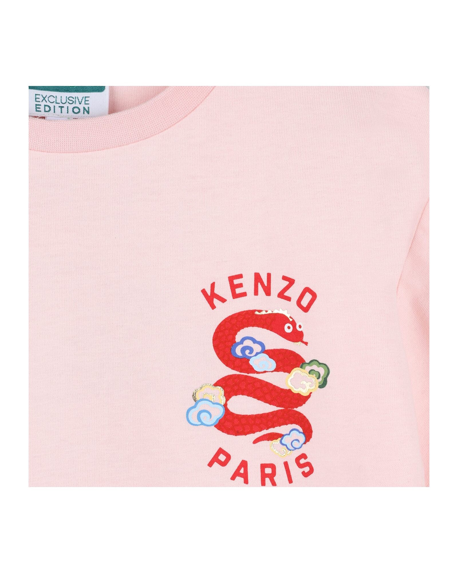 T-shirt manches courtes avec logo en coton - English Rose