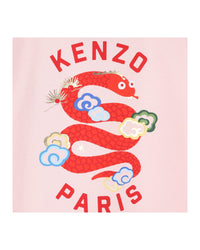 T-shirt manches courtes avec logo en coton - English Rose