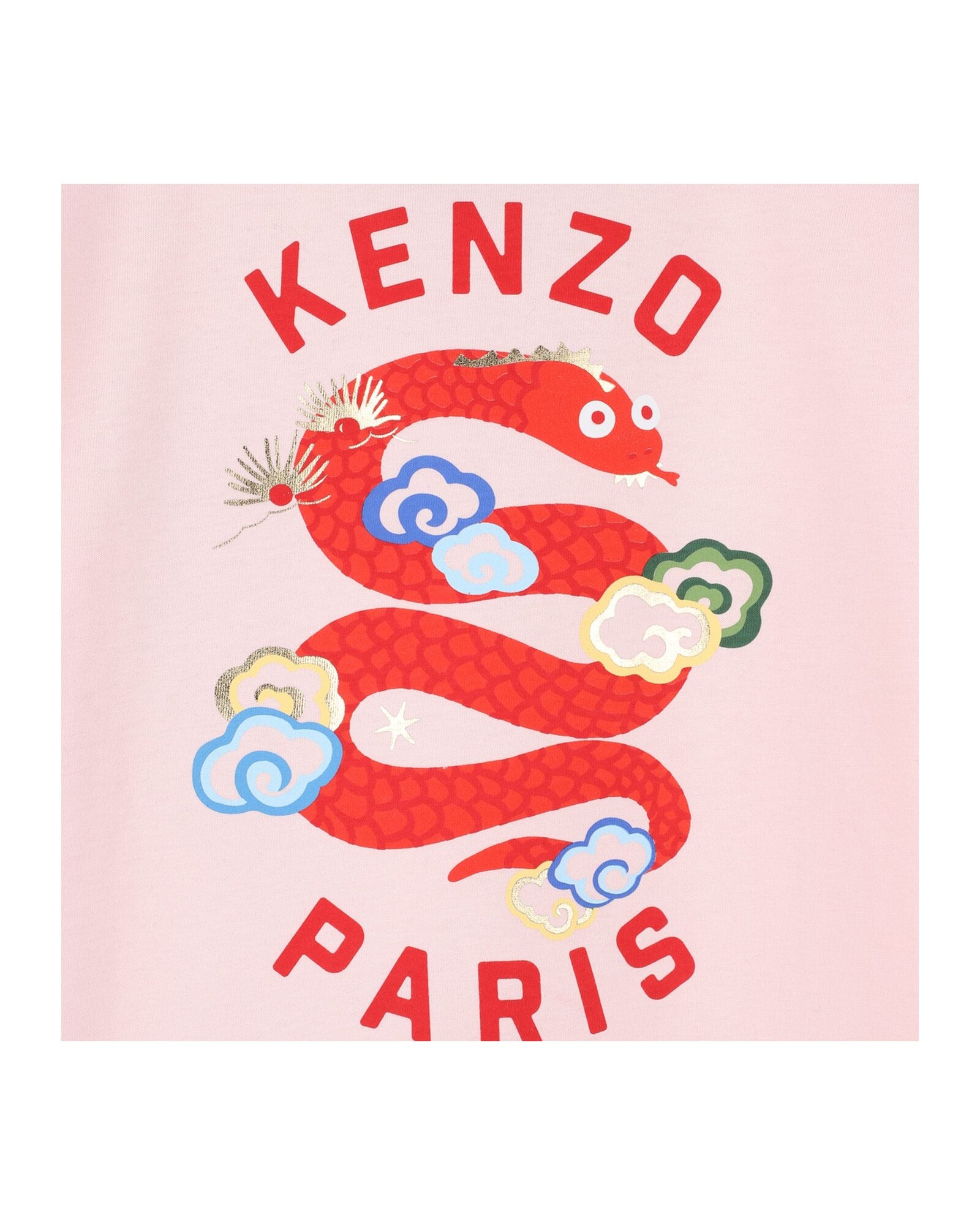 T-shirt manches courtes avec logo en coton - English Rose
