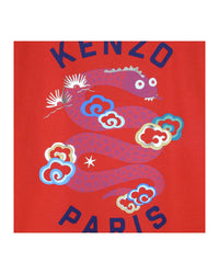 Long-sleeved T-shirt with cotton logo - Piment