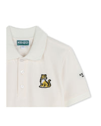 Polo en maille piquée - Offwhite