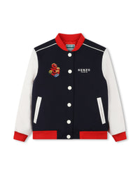 Blouson en polyester - Bleu de Chiné