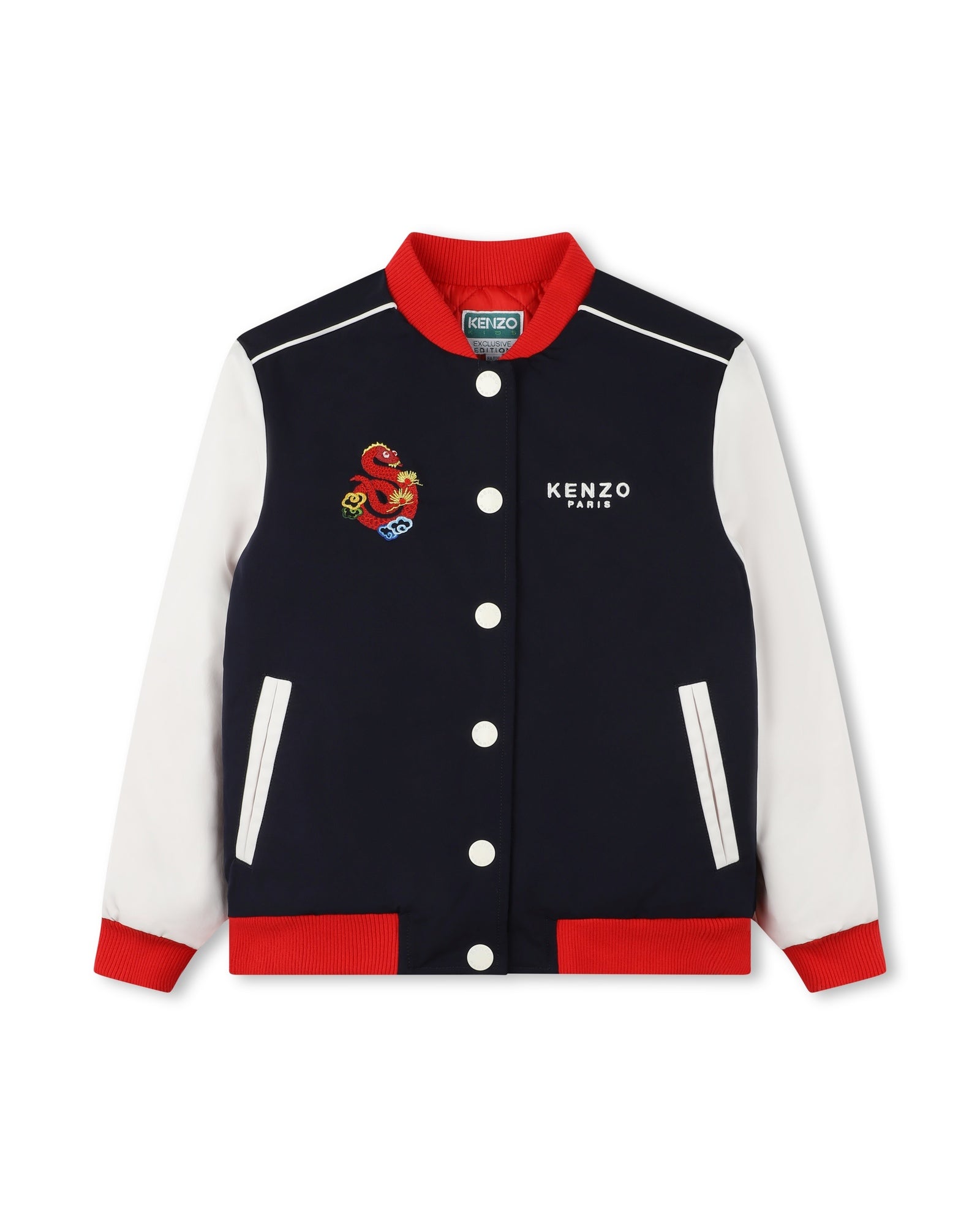Blouson en polyester - Bleu de Chiné