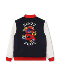 Blouson en polyester - Bleu de Chiné