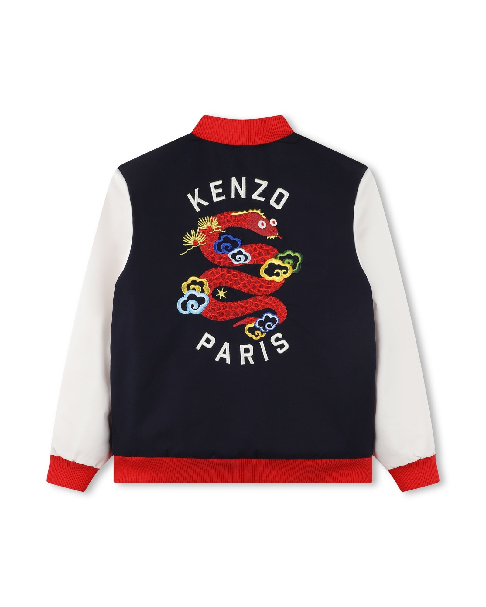 Blouson en polyester - Bleu de Chiné
