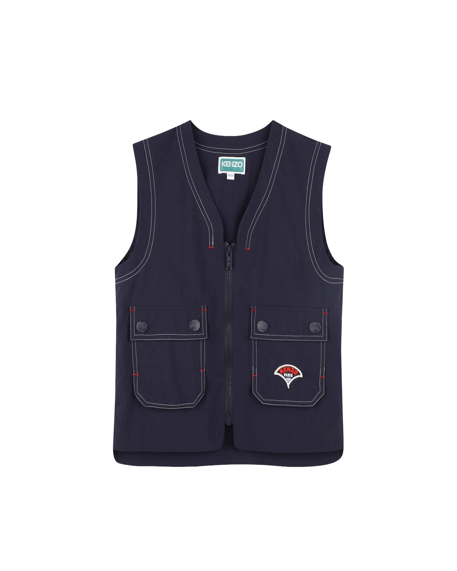 Sleeveless jacket with zip - Caban