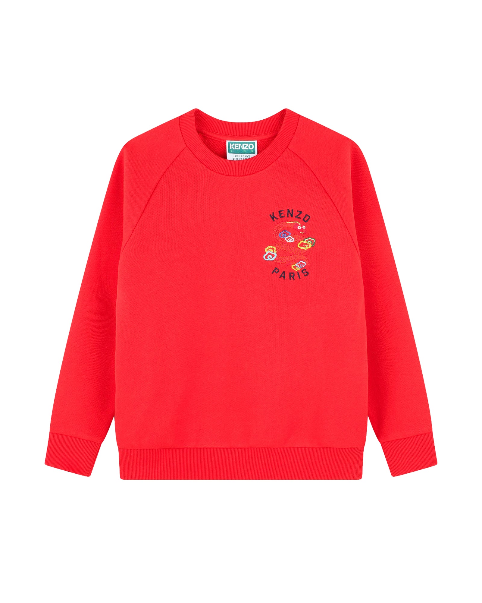 Sweatshirt avec logo en coton - Piment