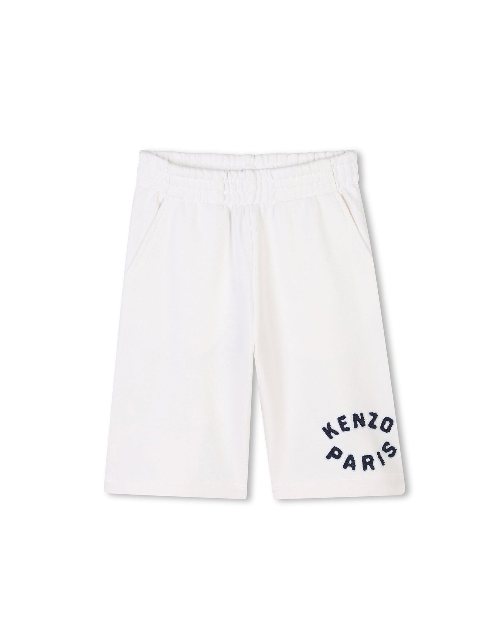 Bermuda en molleton - Offwhite