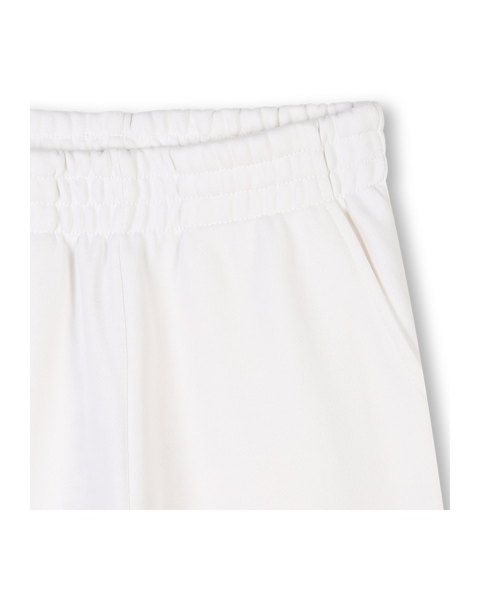 Bermuda en molleton - Offwhite
