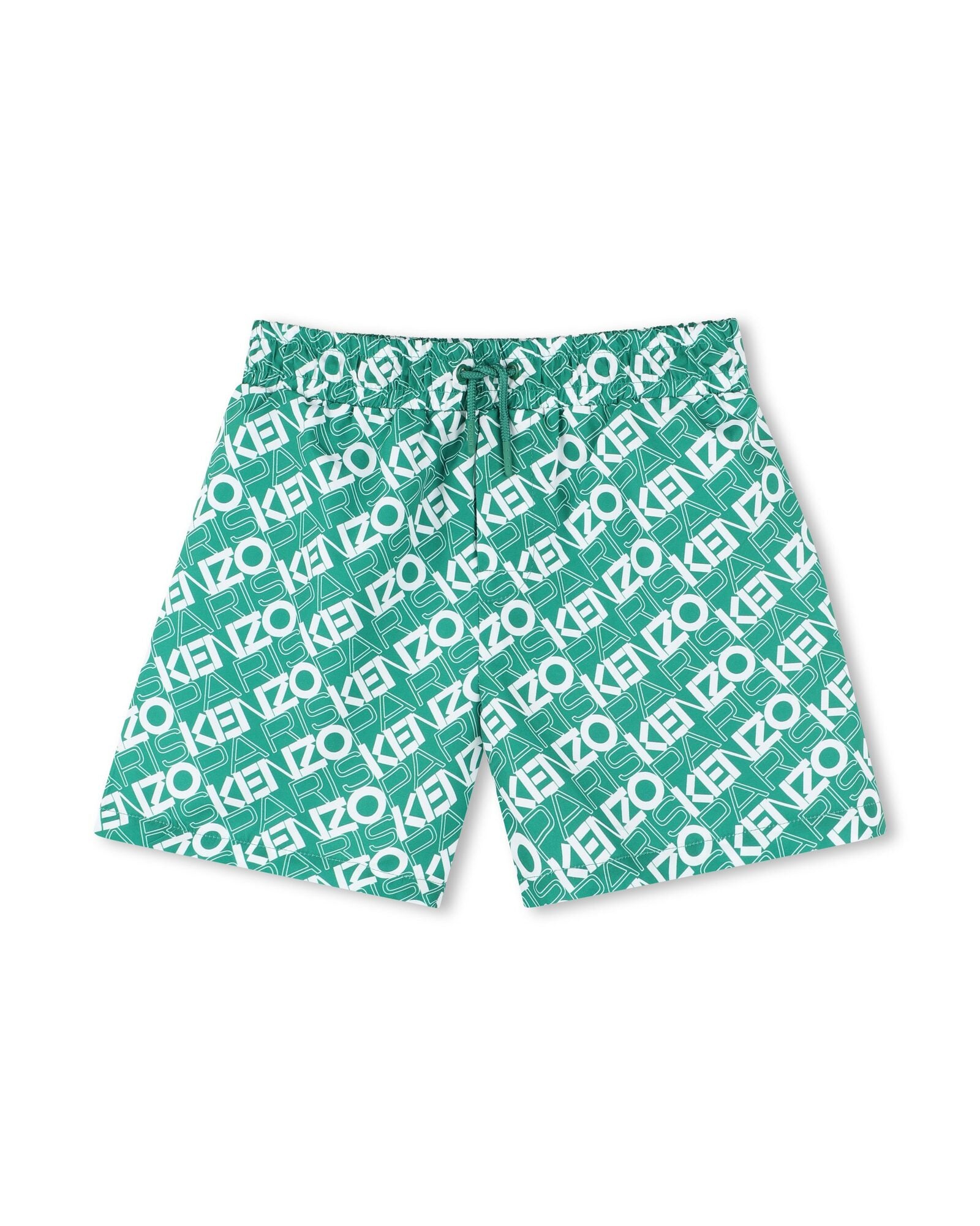 Short à taille élastiquée - Loden