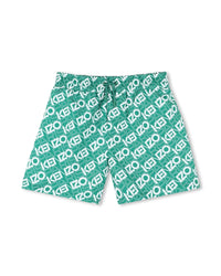 Short à taille élastiquée - Loden