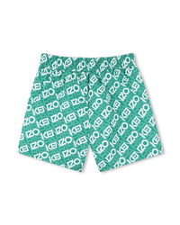 Swimming shorts with elasticated waistband - Loden
