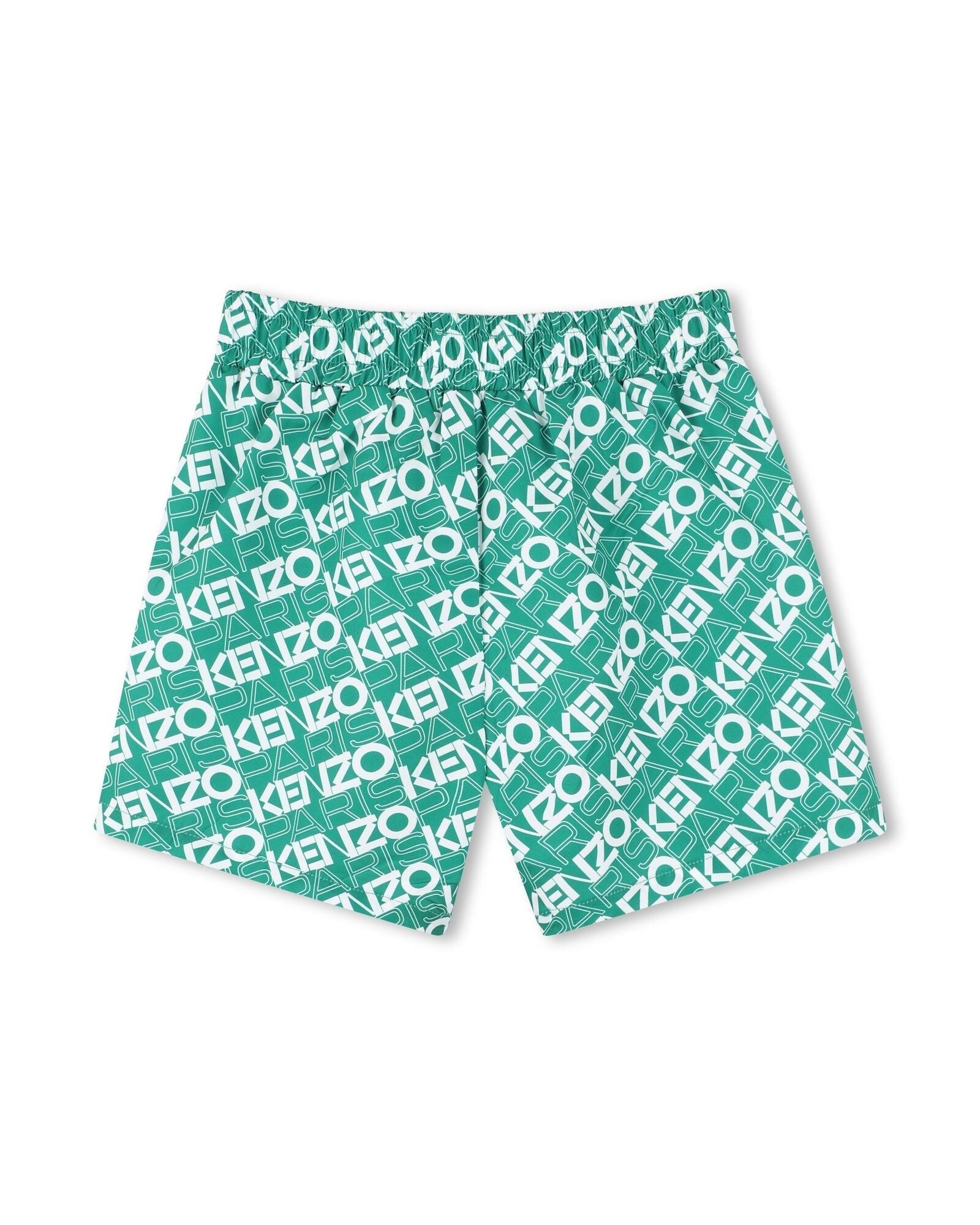 Swimming shorts with elasticated waistband - Loden