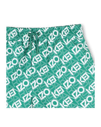 Short à taille élastiquée - Loden