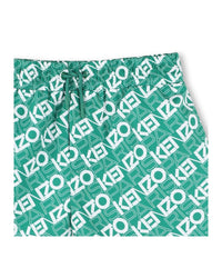 Swimming shorts with elasticated waistband - Loden