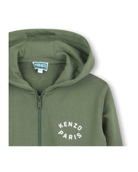 Cardigan de jogging en molleton - Vineyard Green