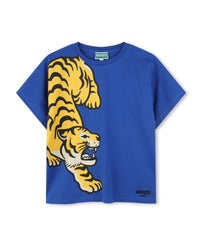 T-shirt en imprimé siglé - Wave Blue