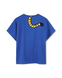T-shirt en imprimé siglé - Wave Blue