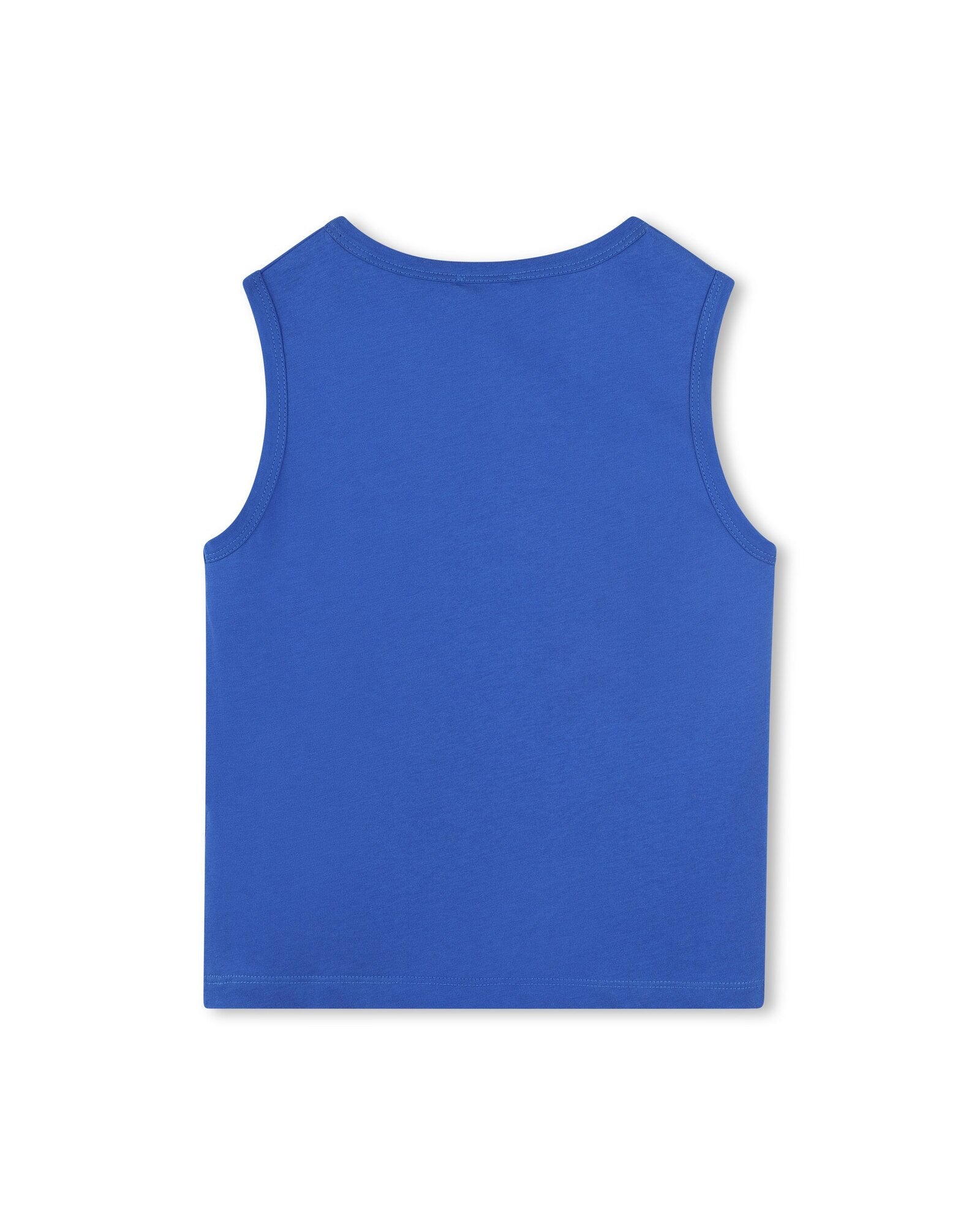 Débardeur à imprimé en coton - Wave Blue