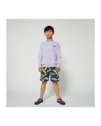 Bermuda en molleton - Wave Blue