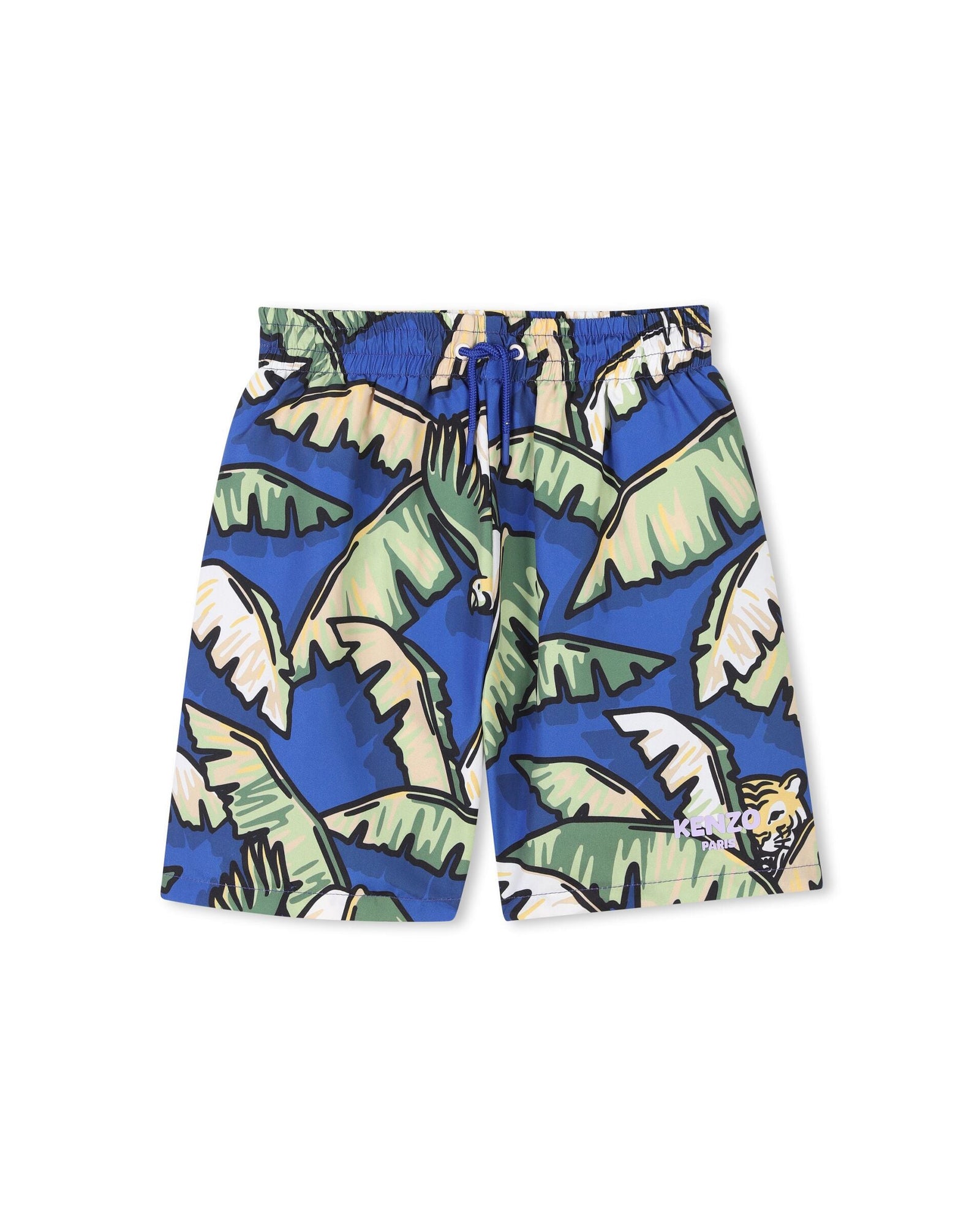 Short à taille élastiquée - Wave Blue