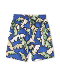Short à taille élastiquée - Wave Blue