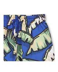 Short à taille élastiquée - Wave Blue