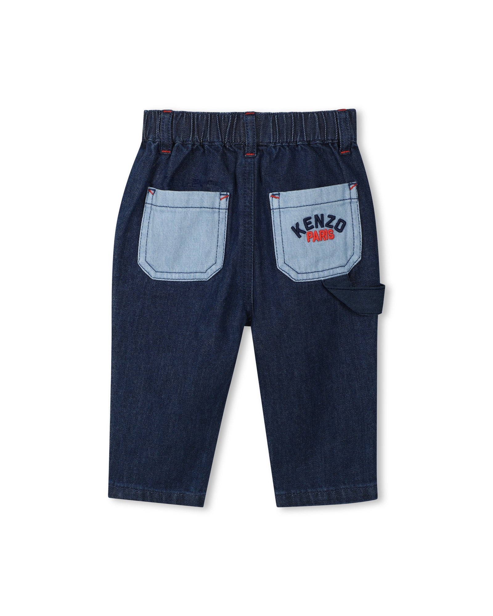 Pantalon avec logo en denim - Double Stone