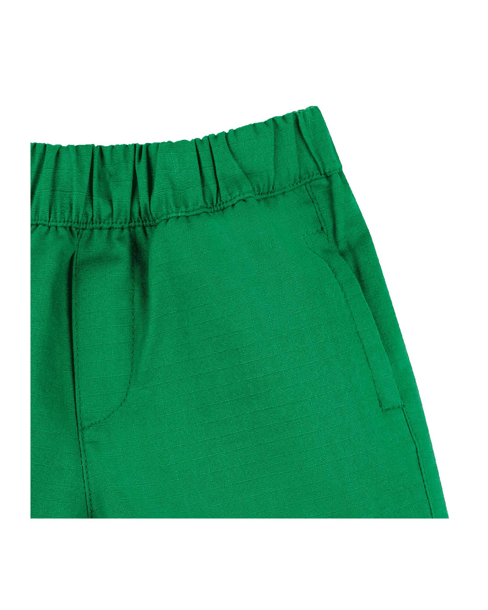 Short avec logo en coton - Loden